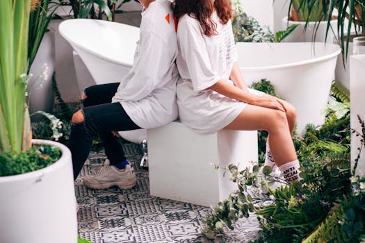 vibrant urban garden