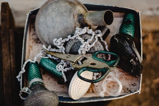 Gardening tools and supplies